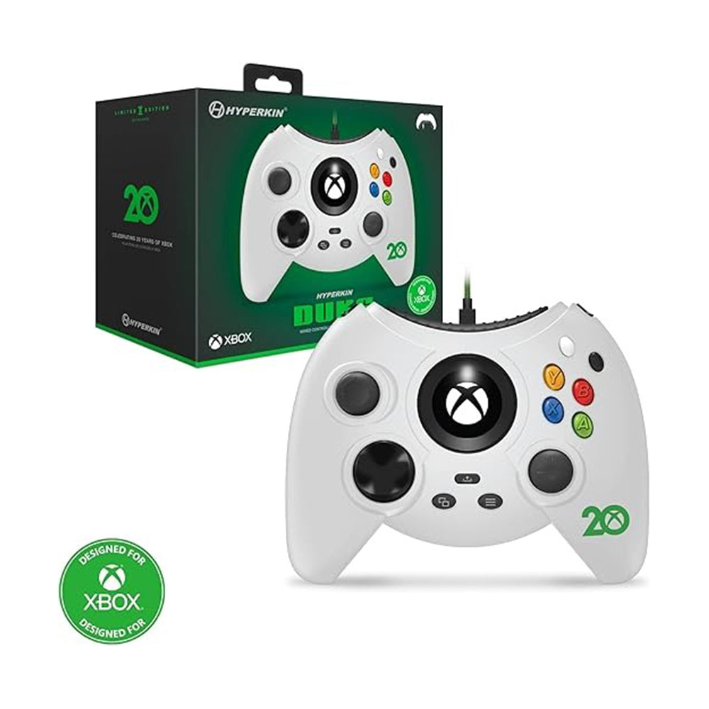 Hyperkin - Duke Wired Game Controller For Xbox Series X & S / Windows PC - White