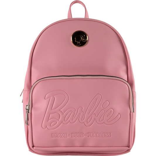 Officially Licensed Barbie Premium Faux Leather Backpack