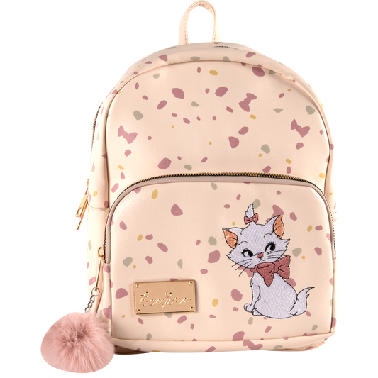 Officially Licensed Disney Marie Premium Faux Leather Backpack