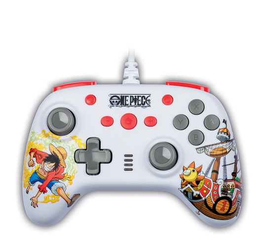 Konix One Piece White Nintendo Switch/PC Gaming Controller