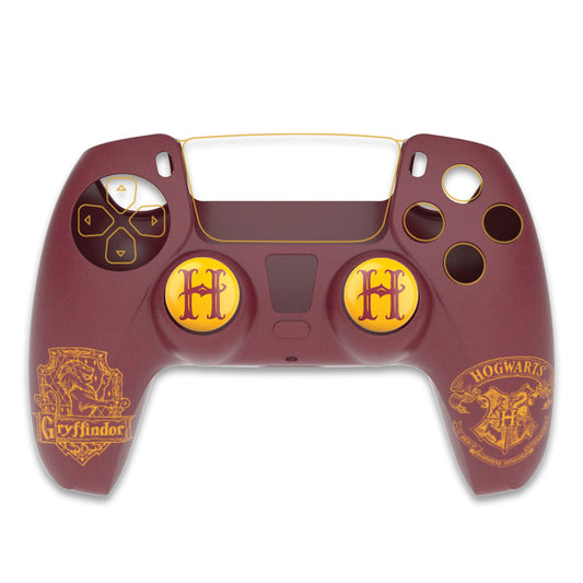 Freaks And Geeks Harry Potter-Silicone shell + grips for PS5 controller - Gryffindor - Red