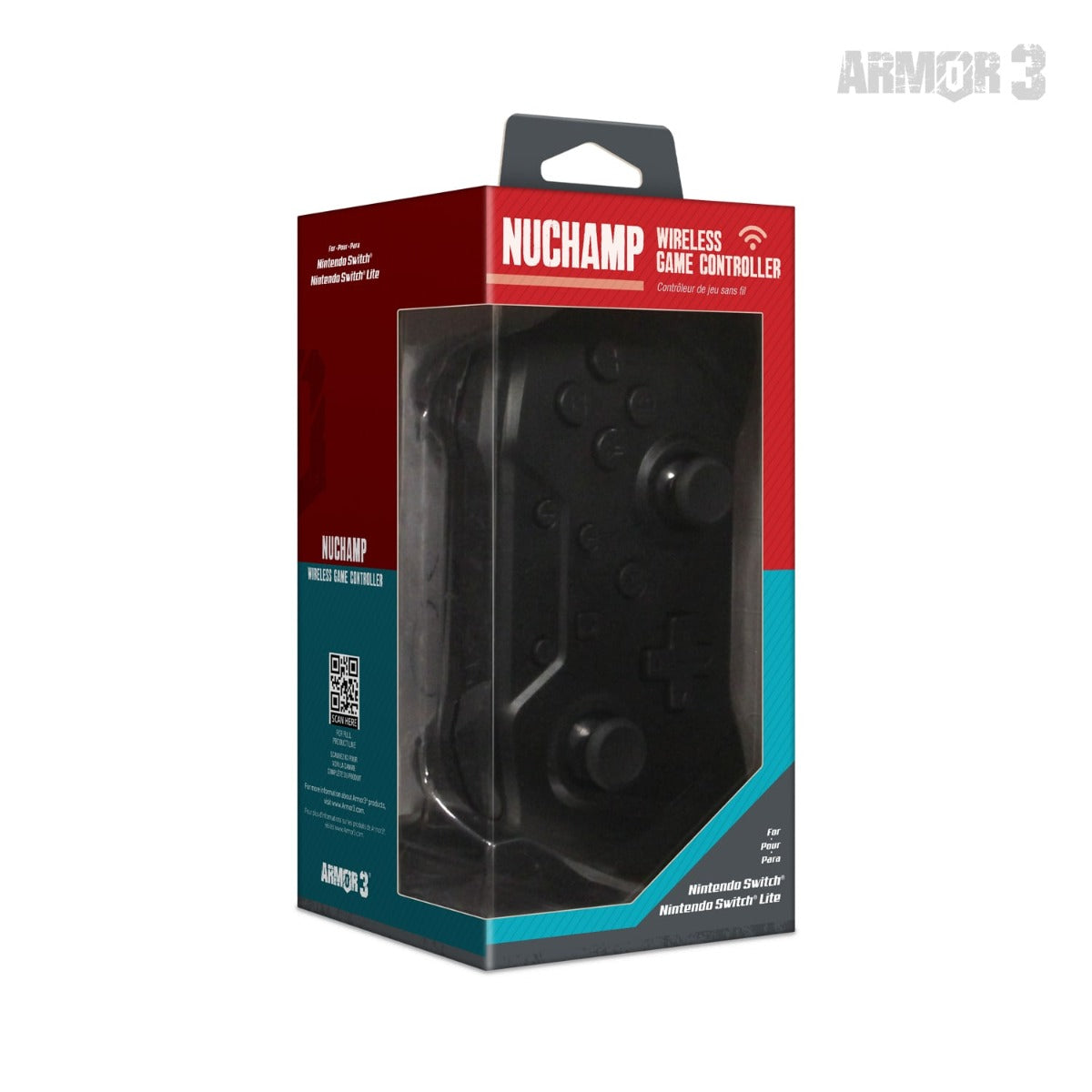 Hyperkin NuChamp Armor 3 Wireless Nintendo Switch Controller - Black