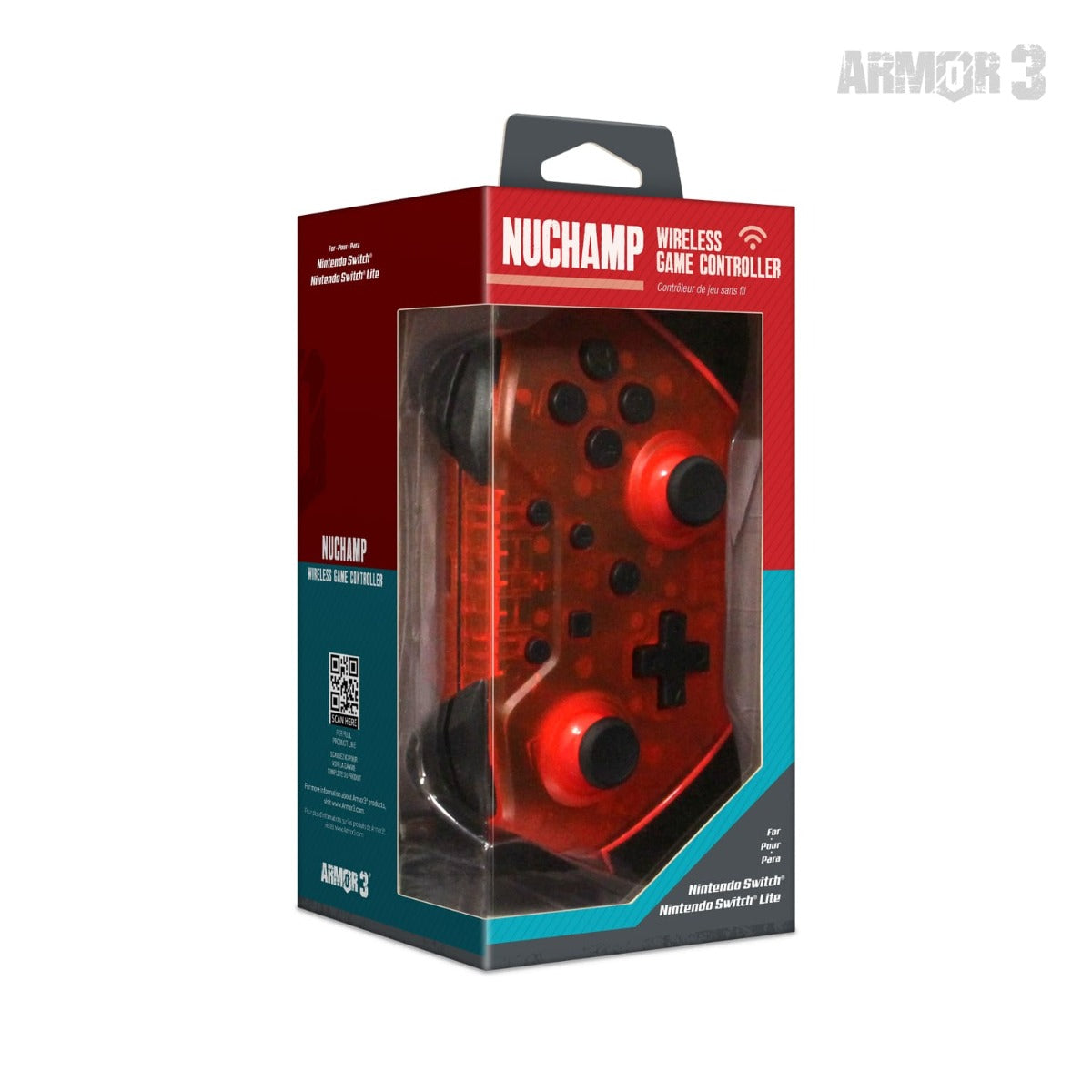 Hyperkin NuChamp Armor 3 Nintendo Switch Wireless Controller - Red