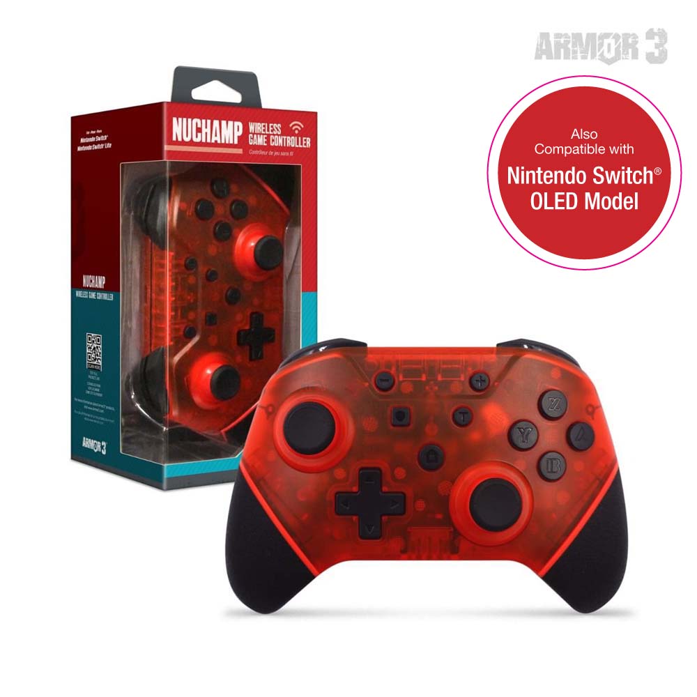 Hyperkin NuChamp Armor 3 Nintendo Switch Wireless Controller - Red