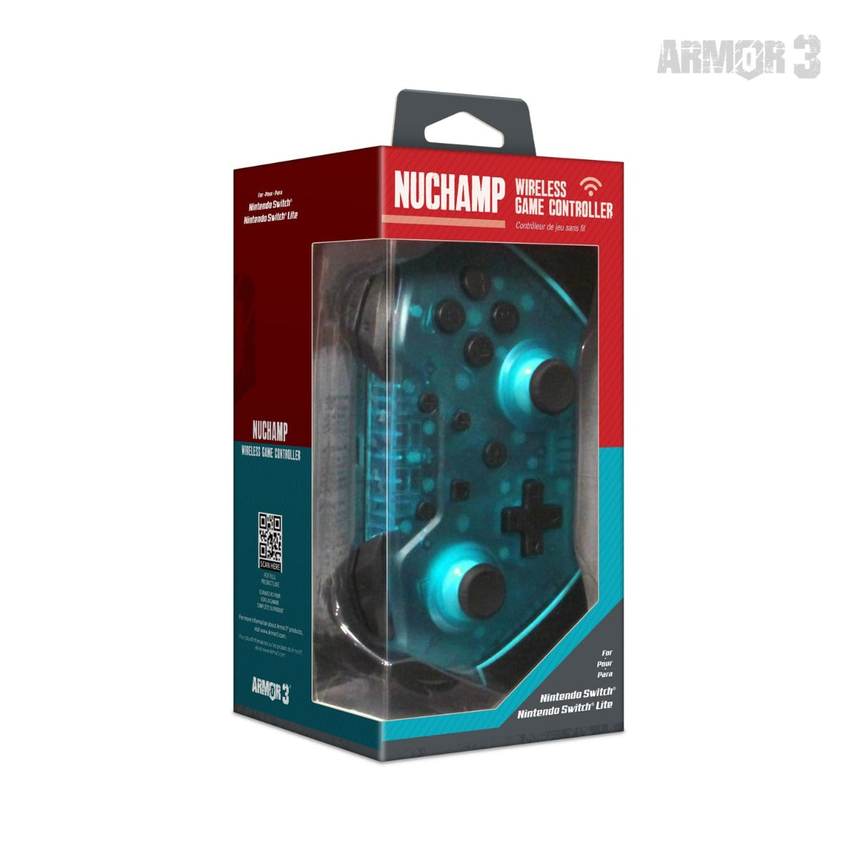 Hyperkin NuChamp Armor 3 Nintendo Switch Wireless Controller - Turquoise