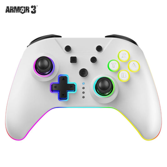 Hyperkin NuRival Nintendo Switch RGB LED Wireless Controller - White