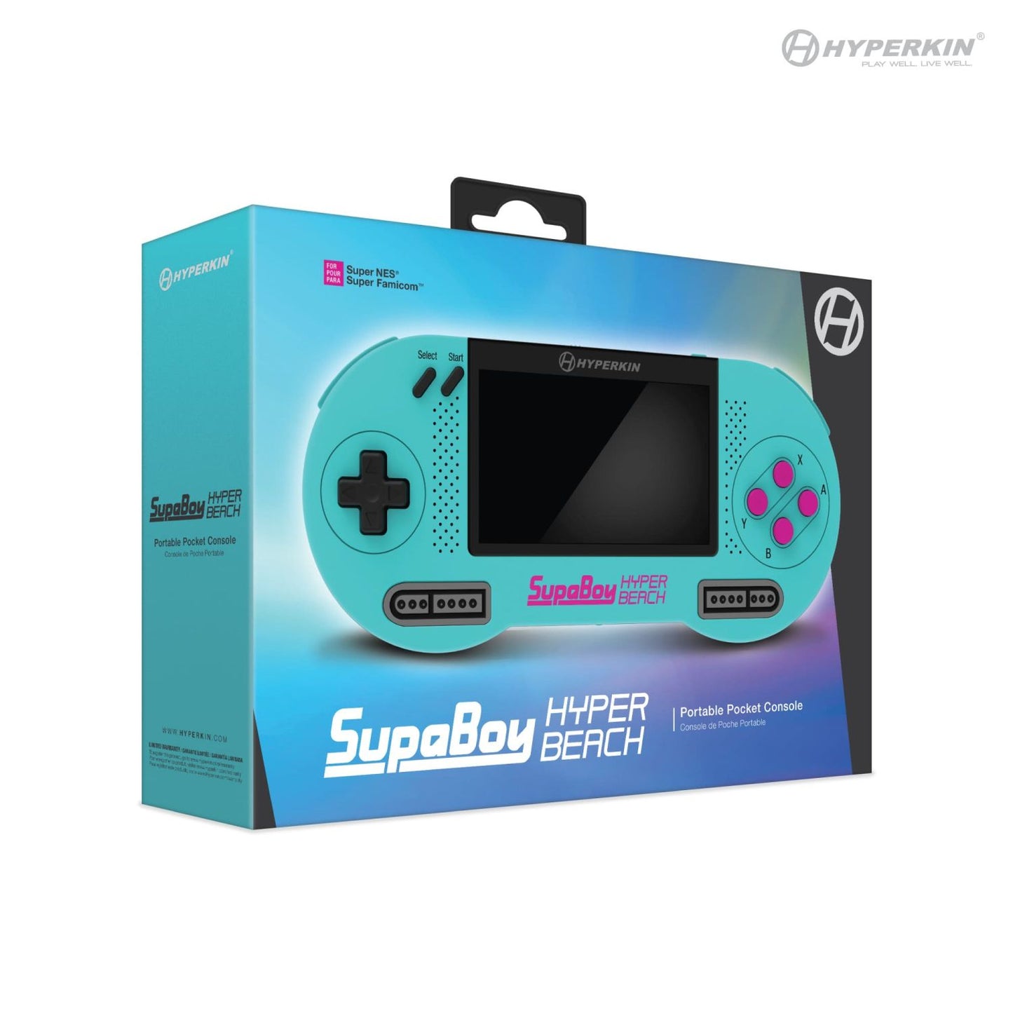 Hyperkin SupaBoy Portable Pocket Console for Super NES/Super Famicom - Hyper Beach