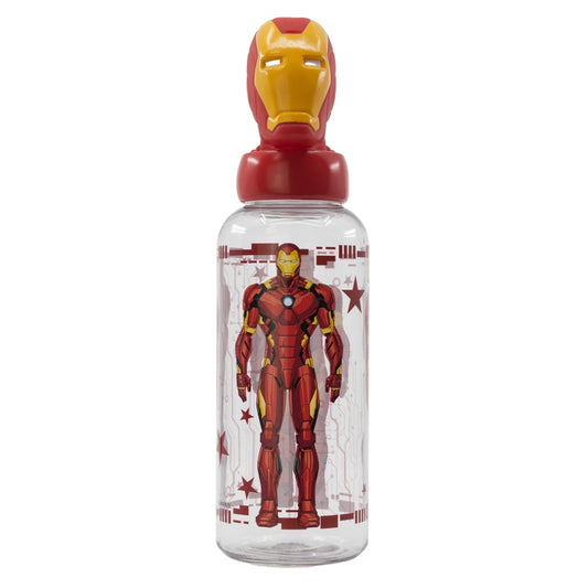 3D FIGURINE BOTTLE 560 ML AVENGERS INVINCIBLE FORCE IRON MAN