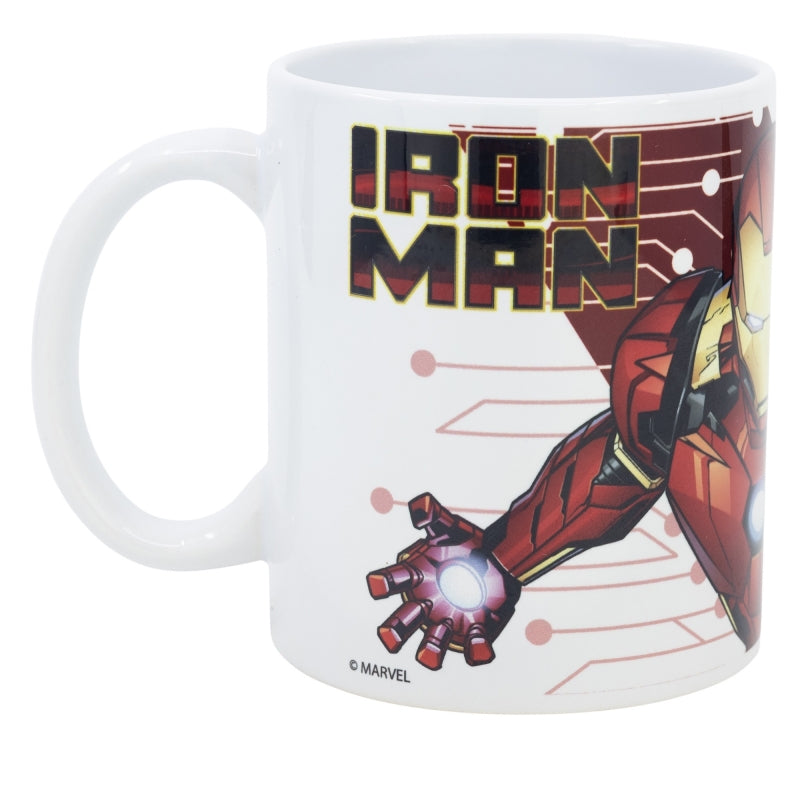 CERAMIC SUBLIMATION MUG 11 OZ IN GIFT BOX AVENGERS IRONMAN FLYING STAR